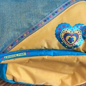 🦋  1980’s vintage Fridge Pak DEADSTOCK TURQUOISE & DAFFODIL YELLOW